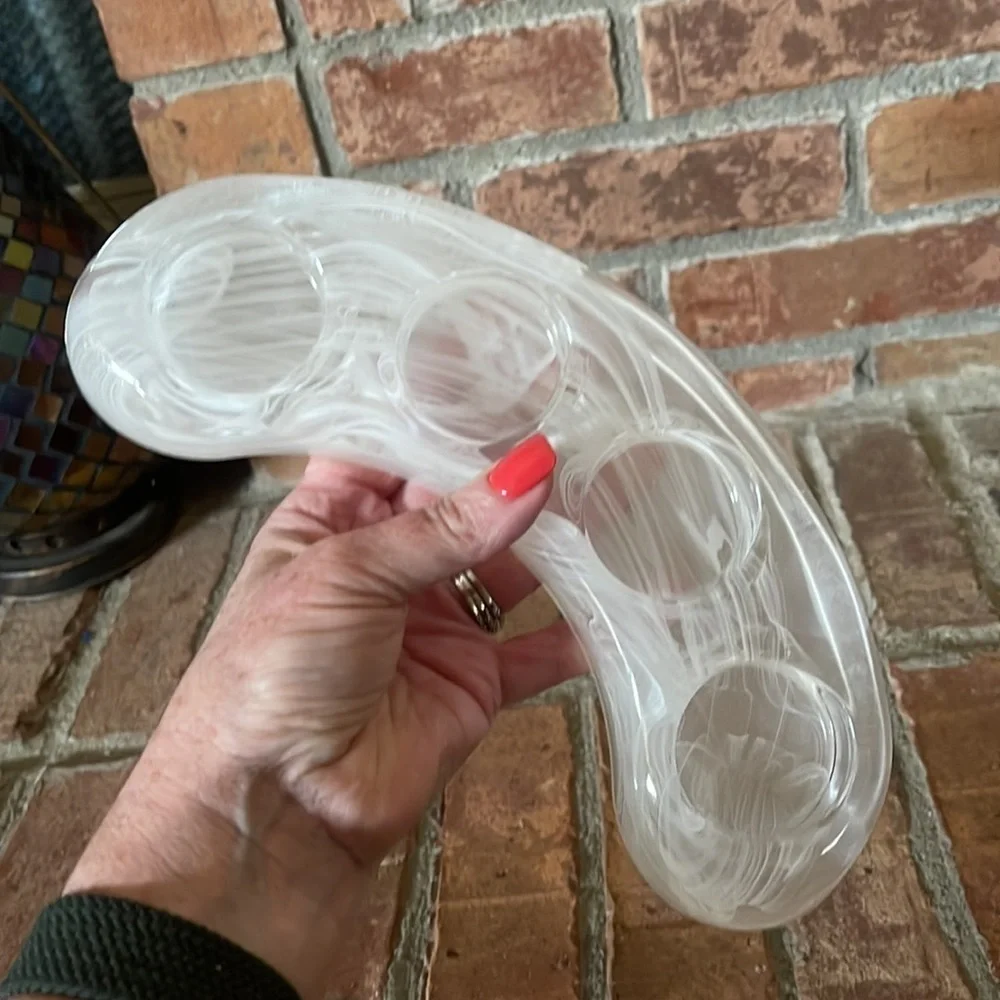 PartyLite Indulgences Multi Tealight Curved Candle Holder